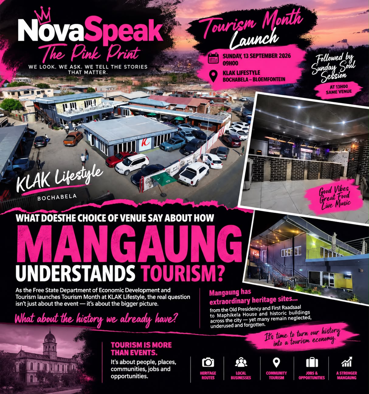 MANGAUNG HAS THE HISTORY — SO WHERE IS THE TOURISM STRATEGY?
