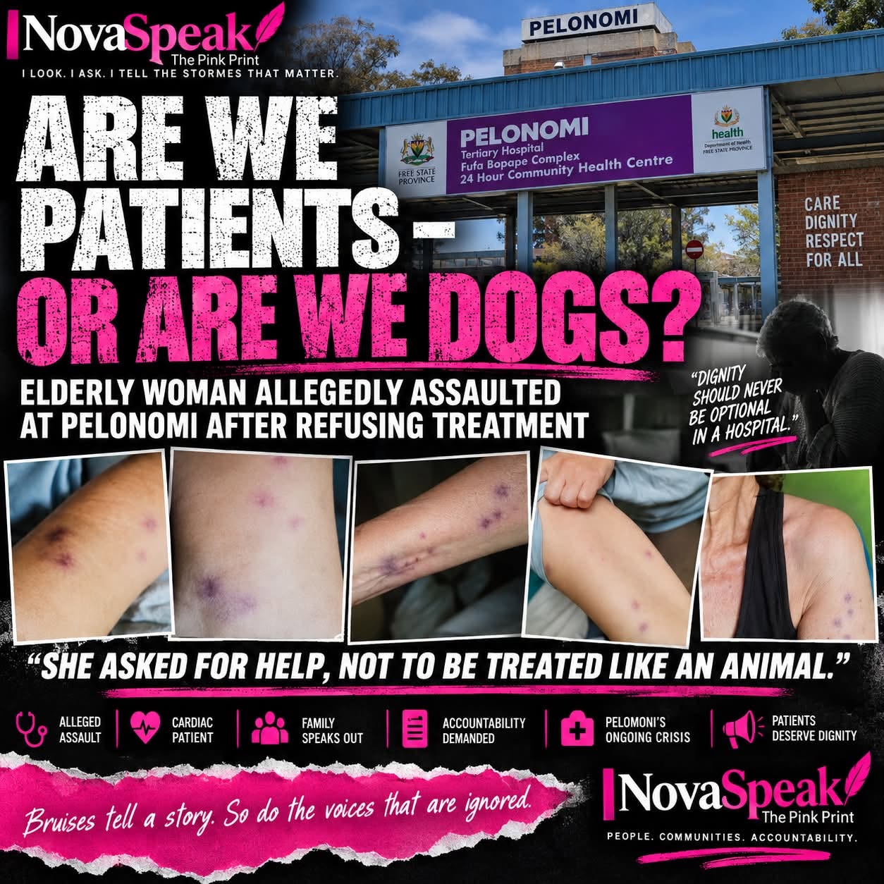 ARE WE PATIENTS — OR ARE WE DOGS?